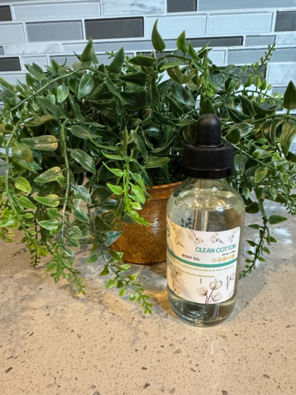 CLEAN COTTON BODY OIL
